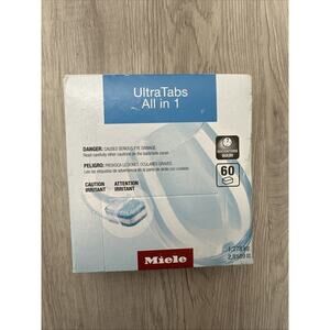 Miele UltraTabs All in 1 Dishwasher Tablets – 60 Tabs Each - New Sealed